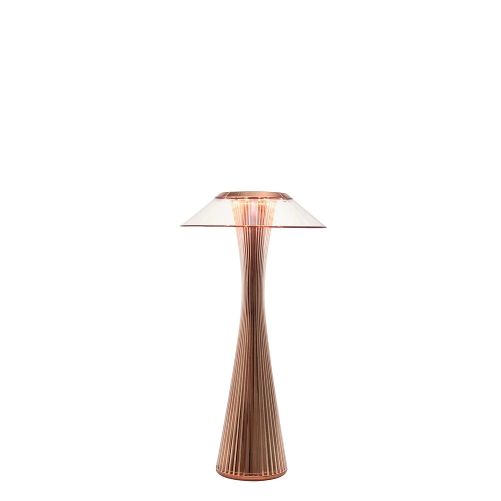 Lampe de table d'intérieur Space de Kartell - Cuivré