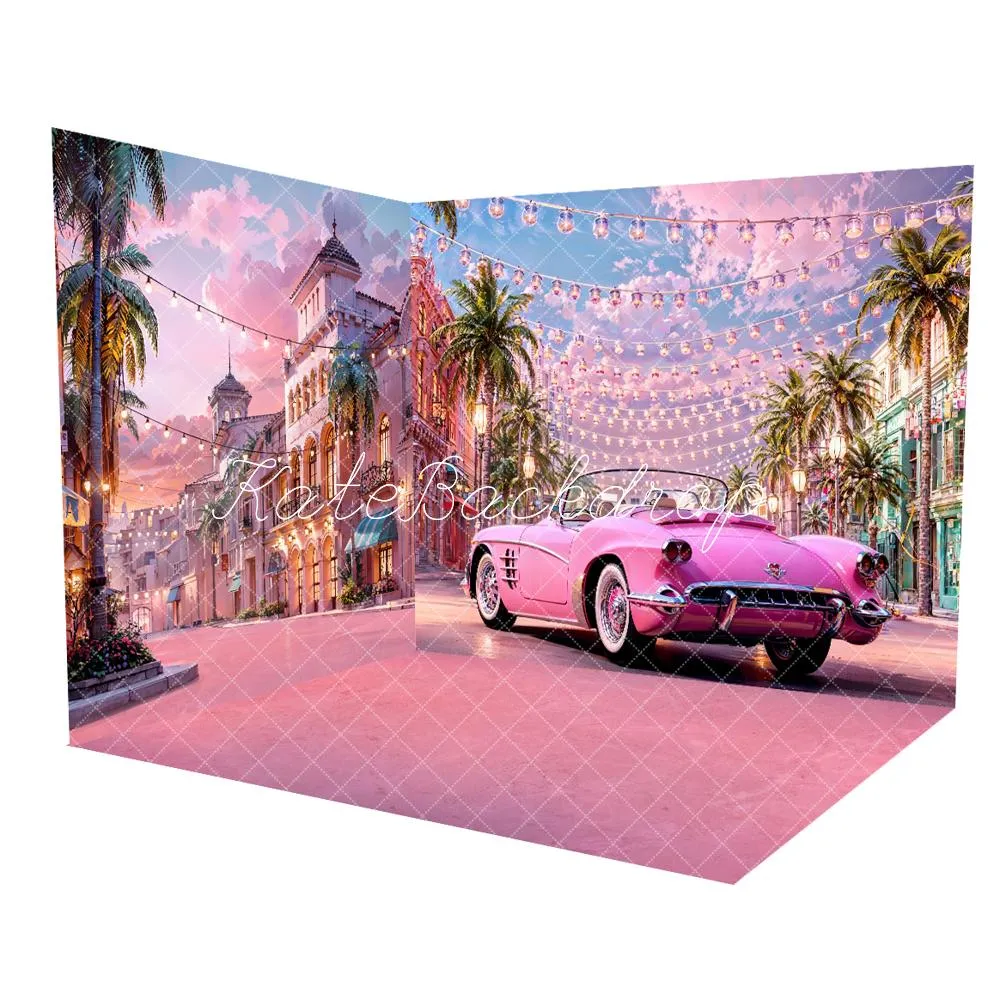 Kate Été Rose Rue Boutique Lampe Voiture Ensemble de chambre