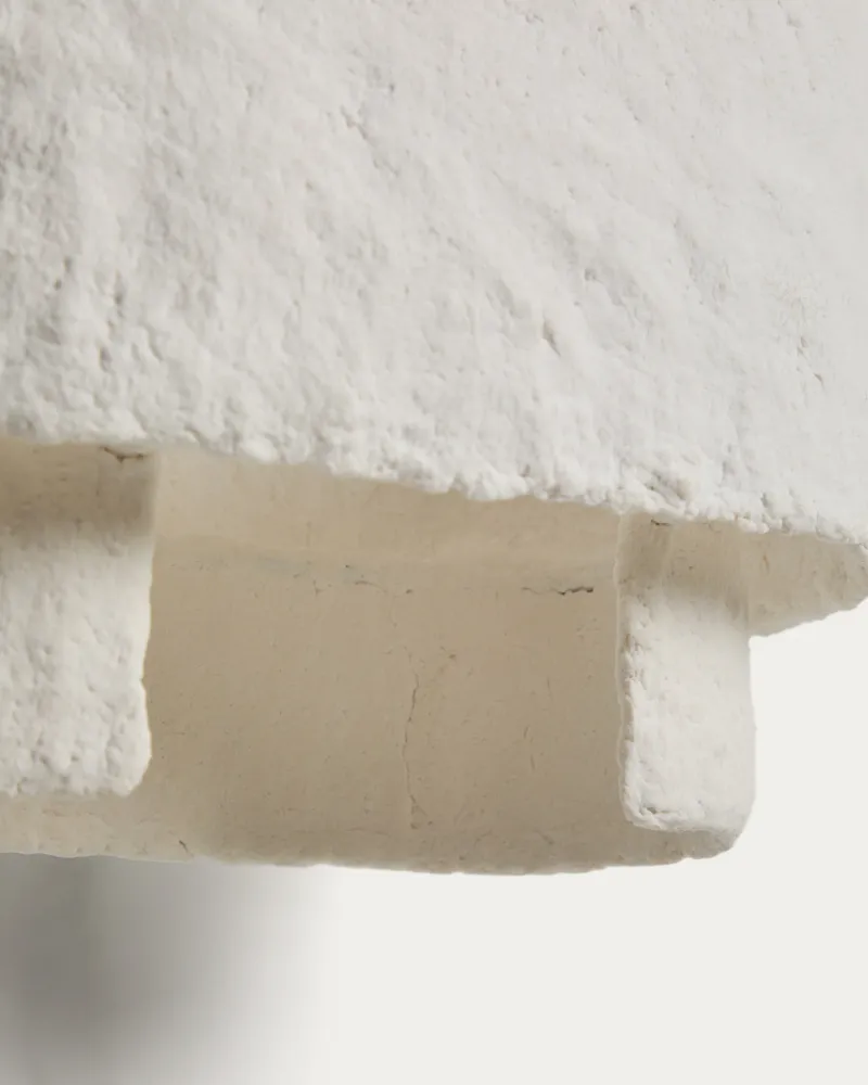 Applique murale Bedala en papier mâché blanc Kave Home Mauritius