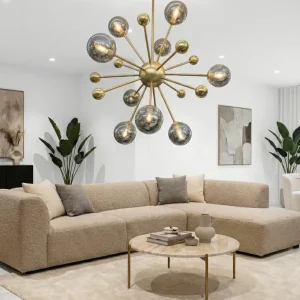 Suspension BERLIN boules Silver KELVINS MAROC