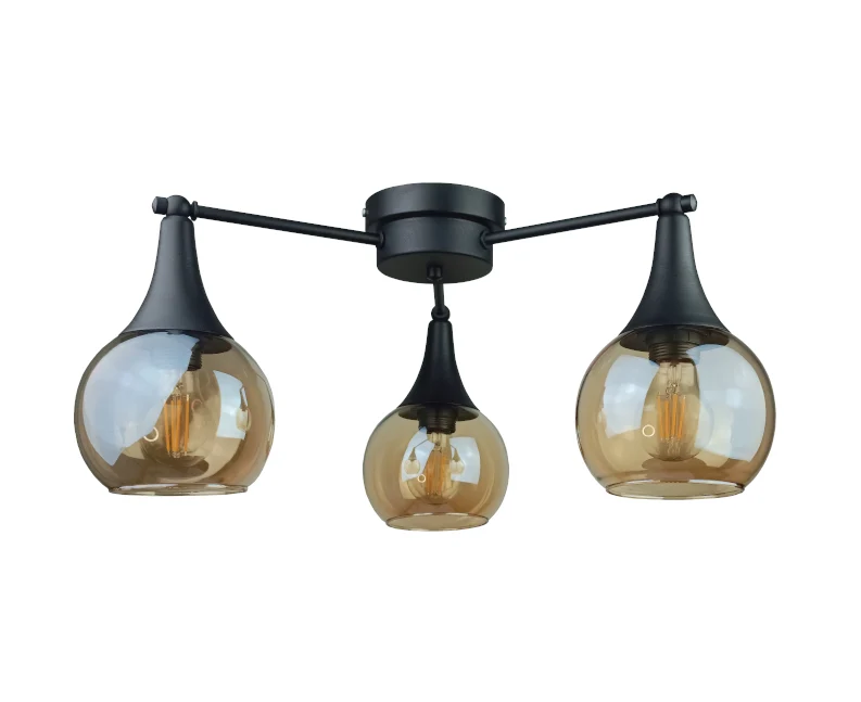 Plafonnier Keter Lighting Star 3L E27 H 26,0 cm