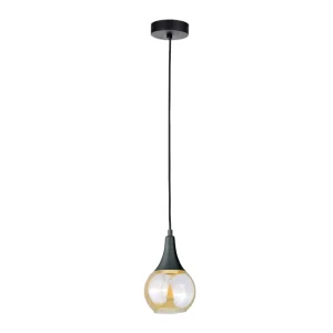 Suspension Keter Lighting Lacrima 1L, douille E27, hauteur 120 cm Clear