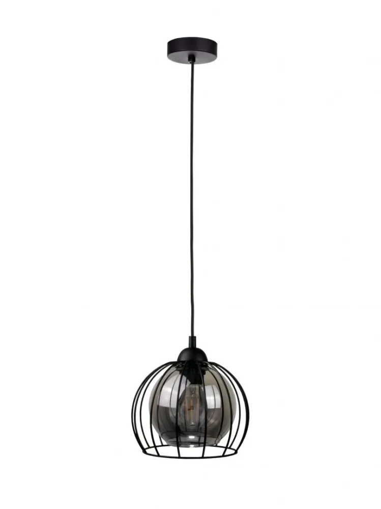Suspension Keter Lighting Solo 1L, douille E27, hauteur 120 cm Black