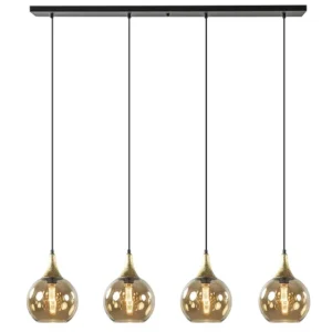 Suspension linéaire Keter Lighting Callisto 4L, douille E27, hauteur 120 cm