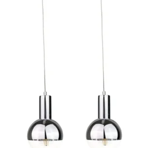 Suspension linéaire Keter Lighting Ice 2L, douille E27, hauteur 120 cm White
