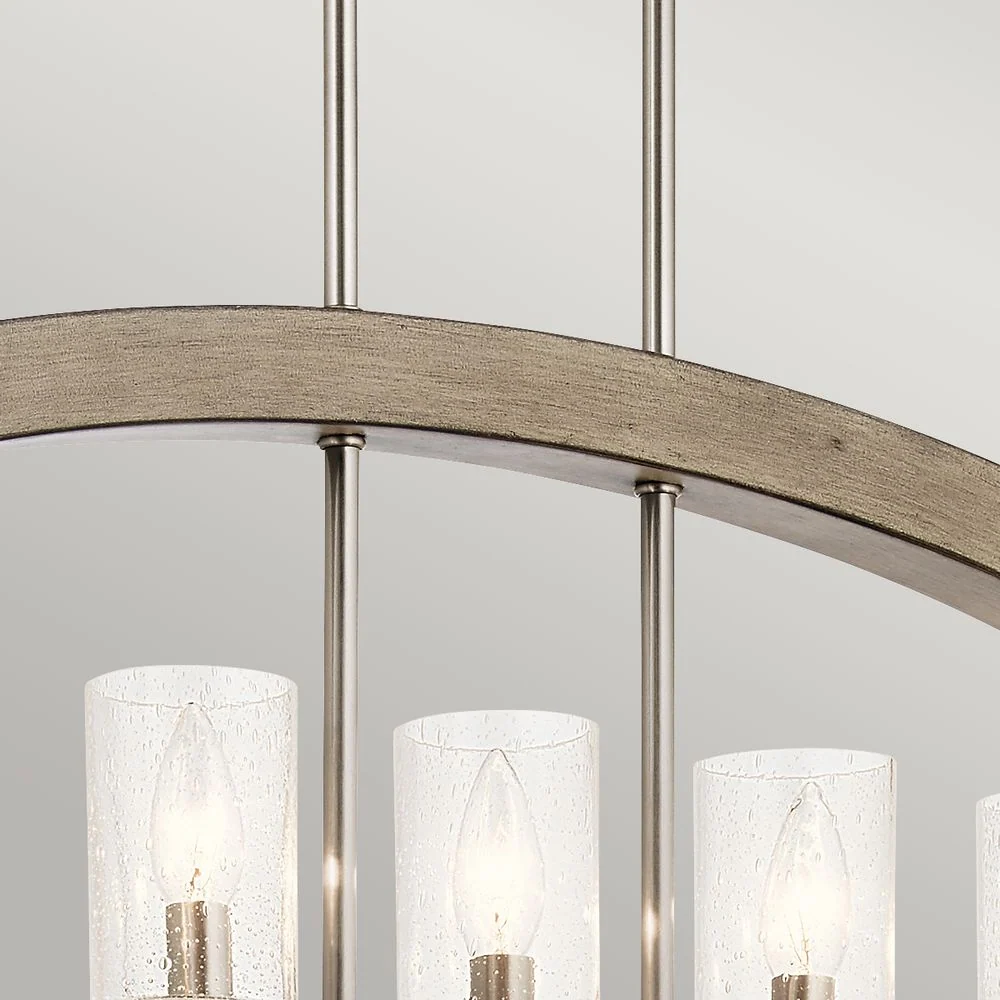 Lustre Kichler (KL-GRAND-BANK5) Grand Bank, acier, verre E14 5L