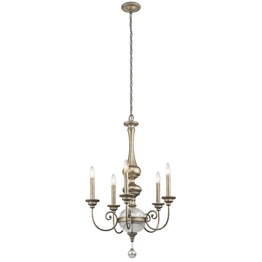 Lustre Kichler (KL-ROSALIE-5B) Rosalie en acier E14 5L