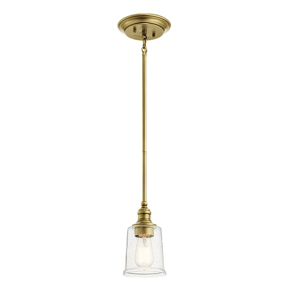 Suspension Kichler (KL-WAVERLY-MP-NBR) Waverly en acier, verre bullé E27