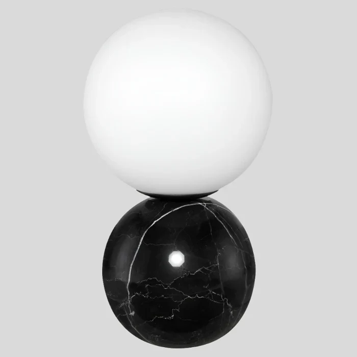 KIKI TABLE LAMP "BLACK MARBLE BASE"