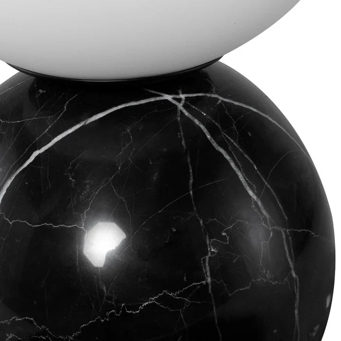 KIKI TABLE LAMP "BLACK MARBLE BASE"