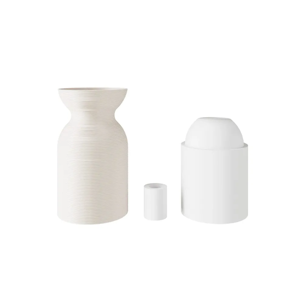 Kit douille E26 en plastique recyclé issu d’impression 3D - Coquille d’œuf