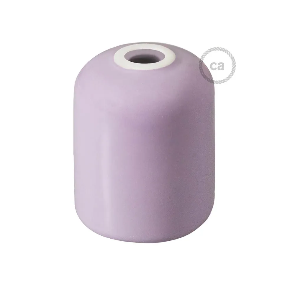 Kit douille E27 en céramique - Lilas