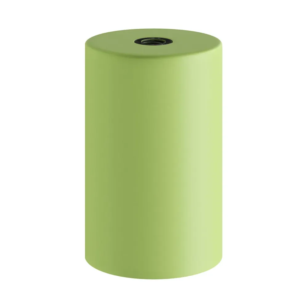 Kit douille E27 Pastel en métal avec serre-câble caché - Vert prairie