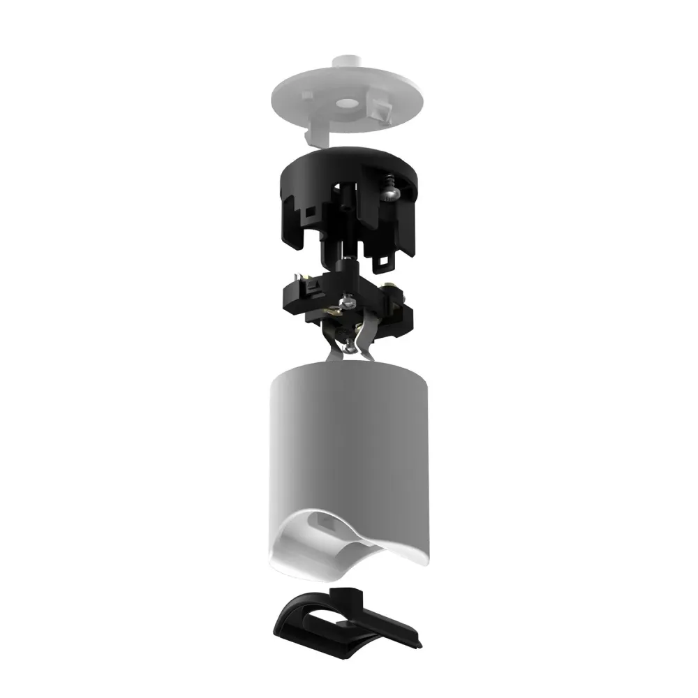 Kit douille esse14 pour lampes à suspension avec culot S14d - Blanc