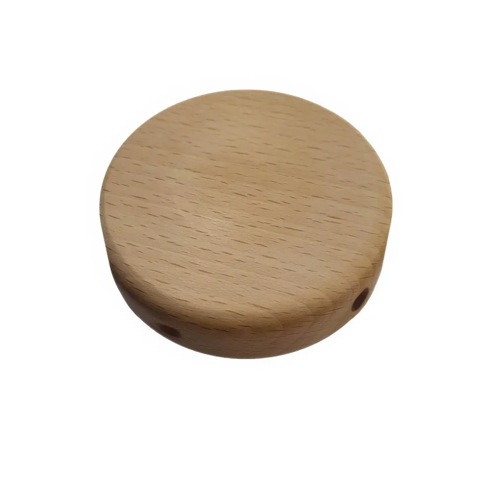 Kit Mini pavillon cylindrique en bois à 4 trous latéraux (boîte de dérivation) - Neutre