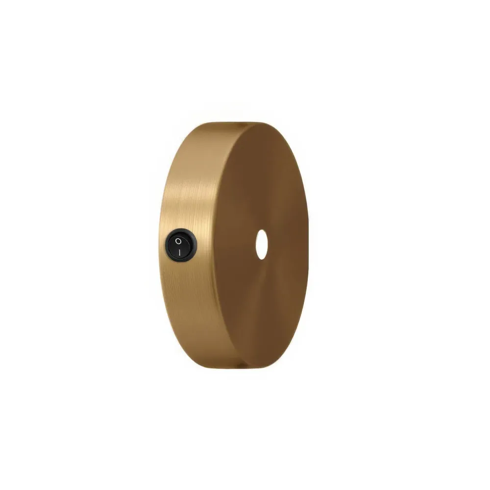 Kit mini pavillon cylindrique en métal avec interrupteur - Bronze satiné