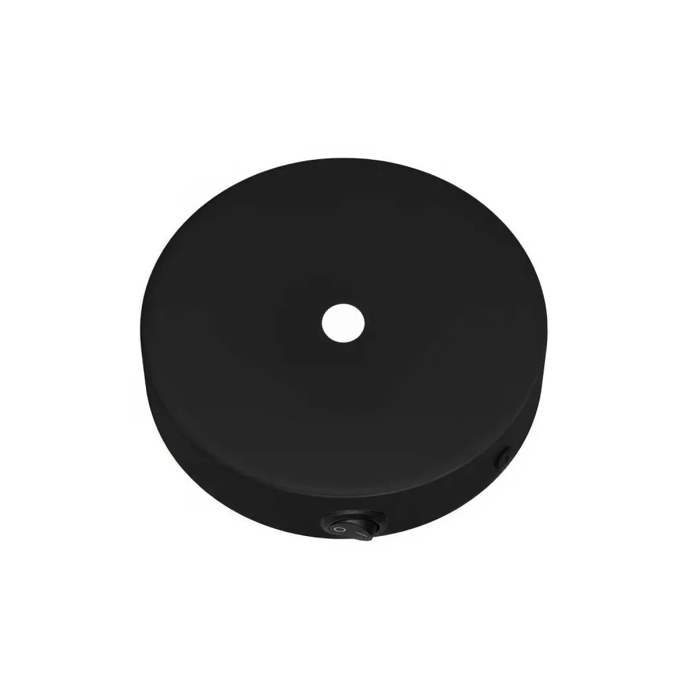 Kit mini pavillon cylindrique en métal avec interrupteur - Noir