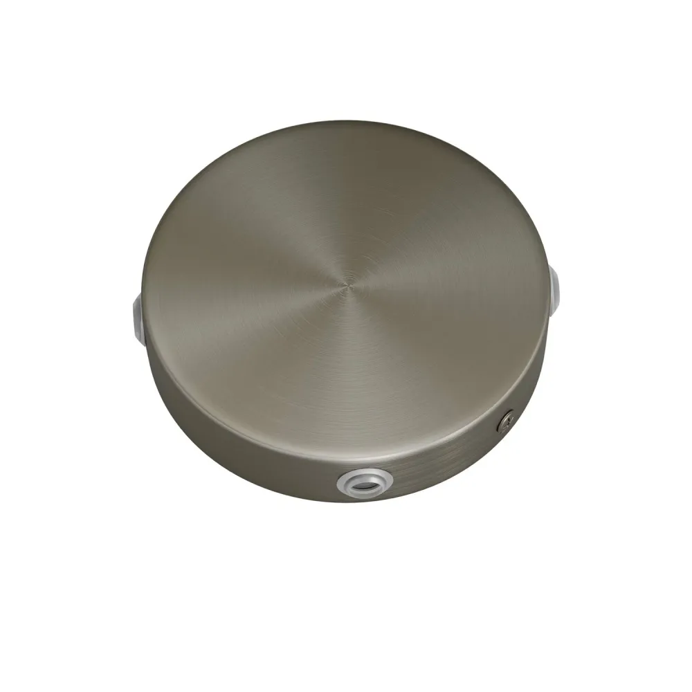 Kit Mini pavillon cylindrique en métal à 4 trous latéraux (boîte de dérivation) - Titane satiné