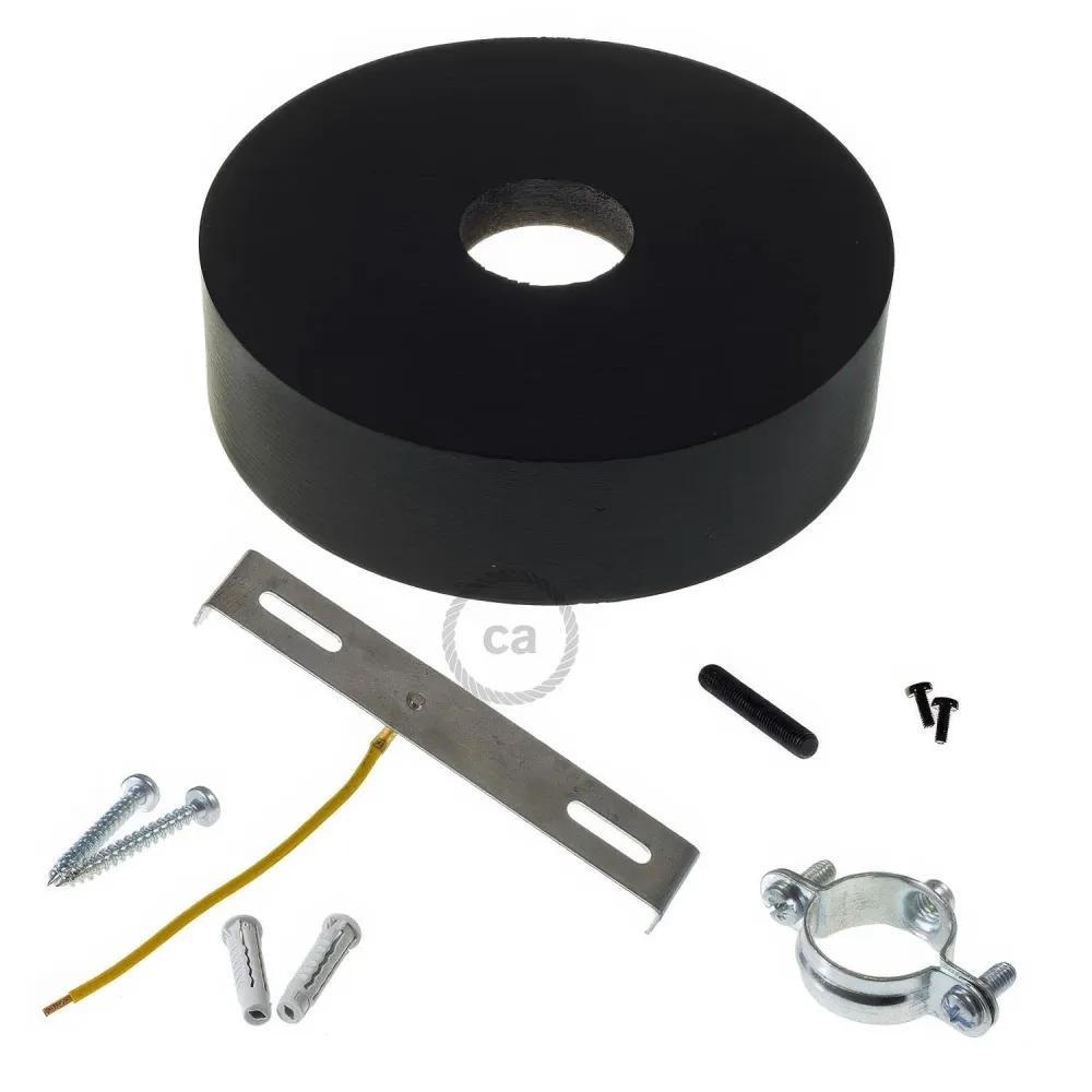 Kit pavillon en bois pour cordon 3XL - Noir