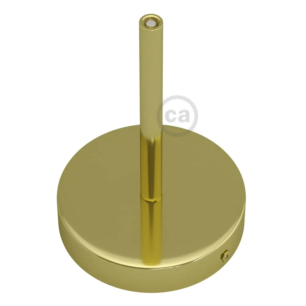 Kit pavillon cylindrique en métal avec serre-câble de 15 cm - Laiton
