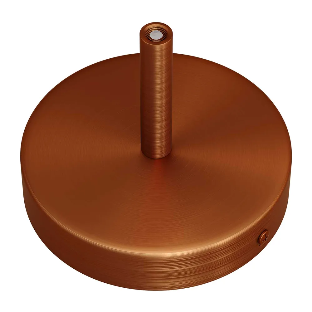Kit pavillon cylindrique en métal avec serre-câble de 7 cm - Cuivre satiné