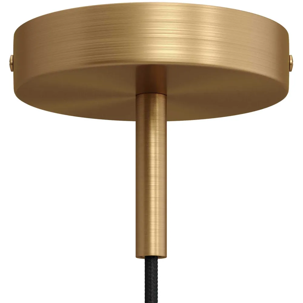 Kit pavillon cylindrique en métal avec serre-câble de 7 cm - Bronze satiné