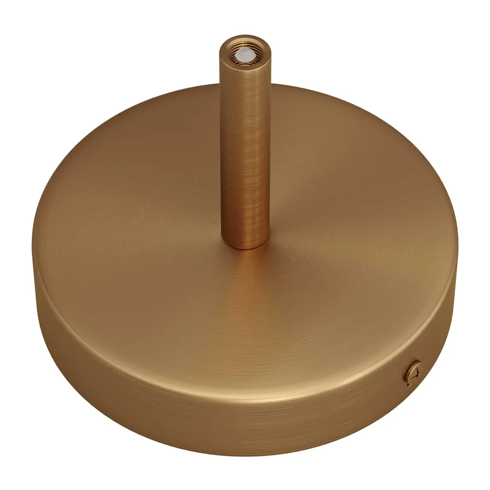 Kit pavillon cylindrique en métal avec serre-câble de 7 cm - Bronze satiné