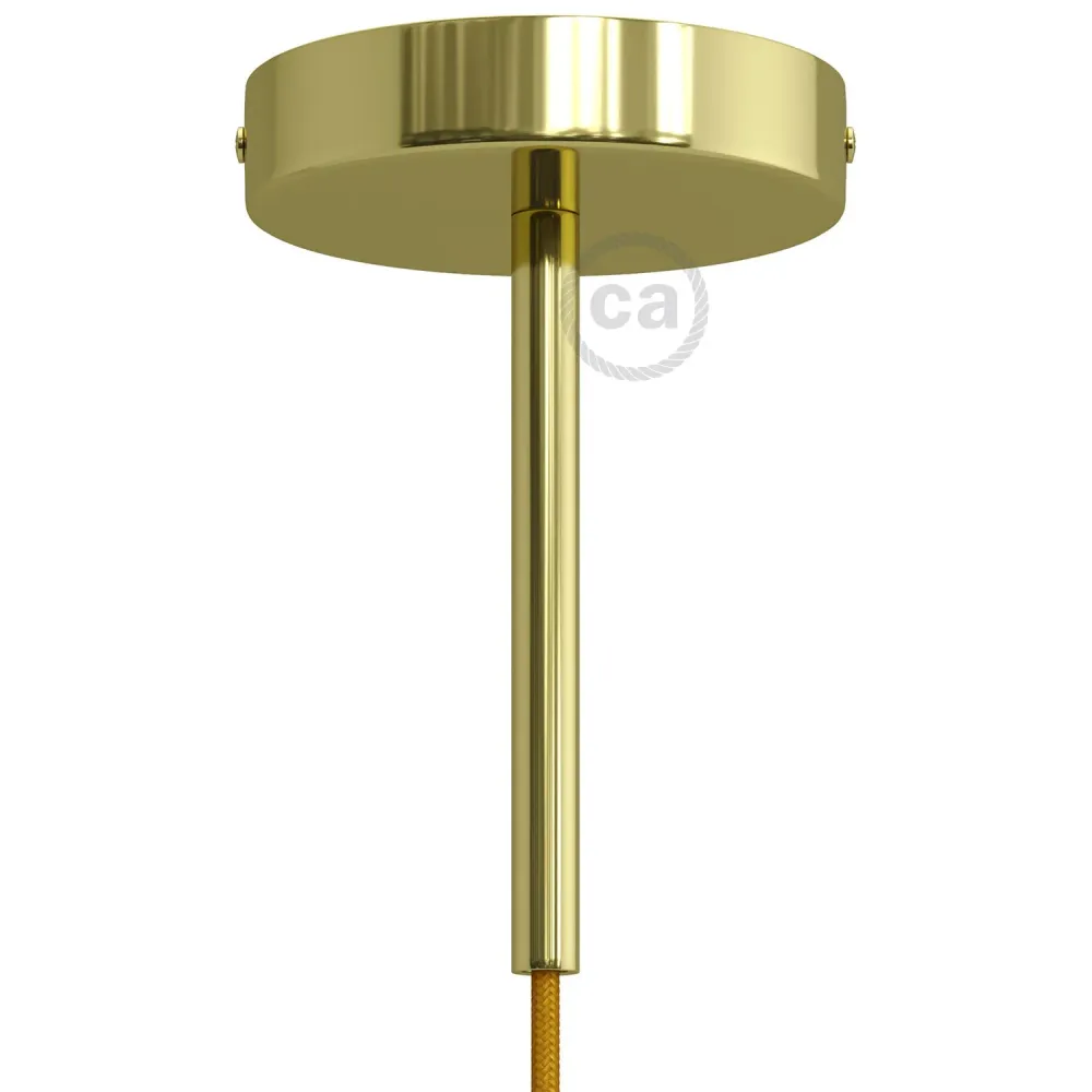 Kit pavillon cylindrique en métal avec serre-câble de 15 cm - Laiton