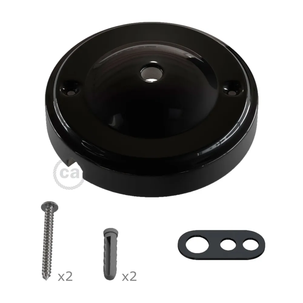 Kit pavillon Minimal en porcelaine - Noir