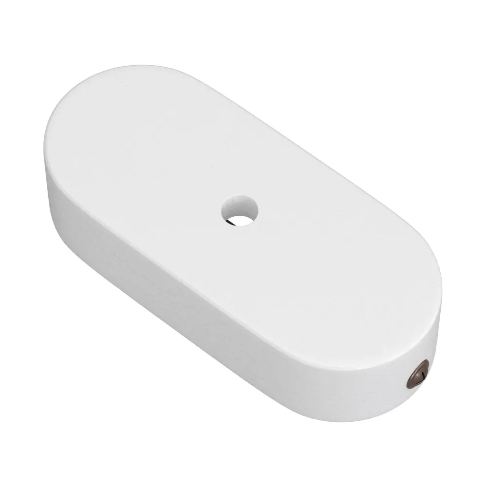 Kit pavillon ovale en bois - Blanc