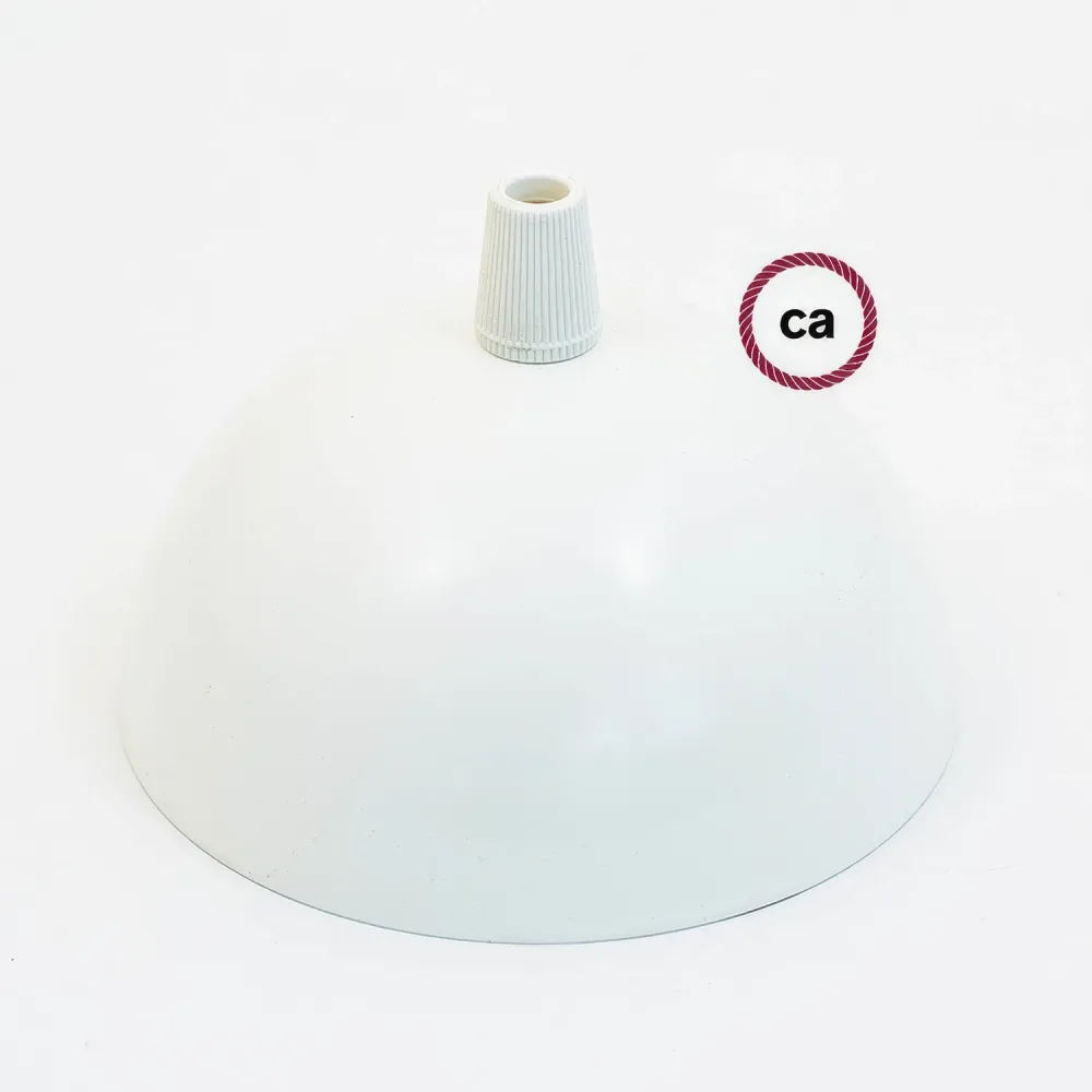 Kit pavillon semi-sphérique en métal laqué - Blanc brillant