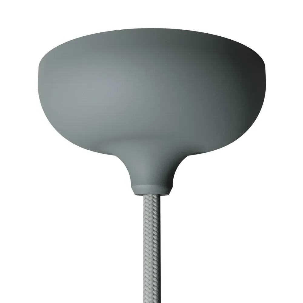Kit pavillon en silicone avec trou central et prédisposition pour trou latéral - Gris