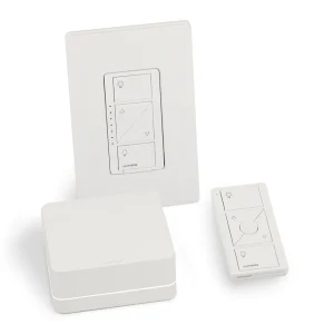 Kit de pont intelligent PRO avec répéteur sans fil Lutron Caseta, modèle P-BDGPRO-PKG1W-C