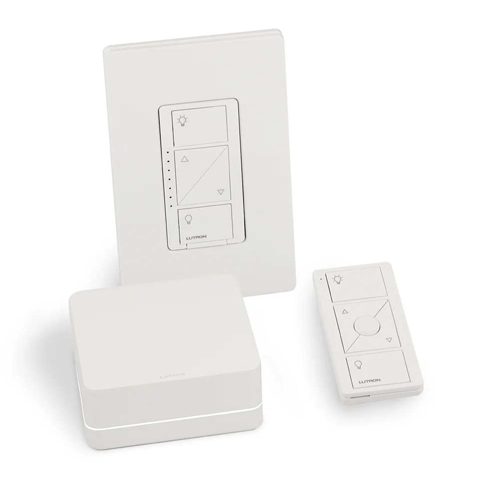 Kit de pont intelligent PRO avec répéteur sans fil Lutron Caseta, modèle P-BDGPRO-PKG1W-C