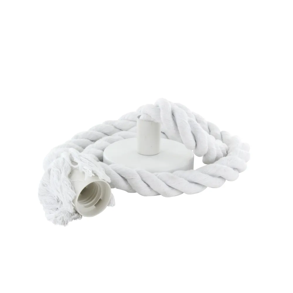Kit suspension en corde - blanc