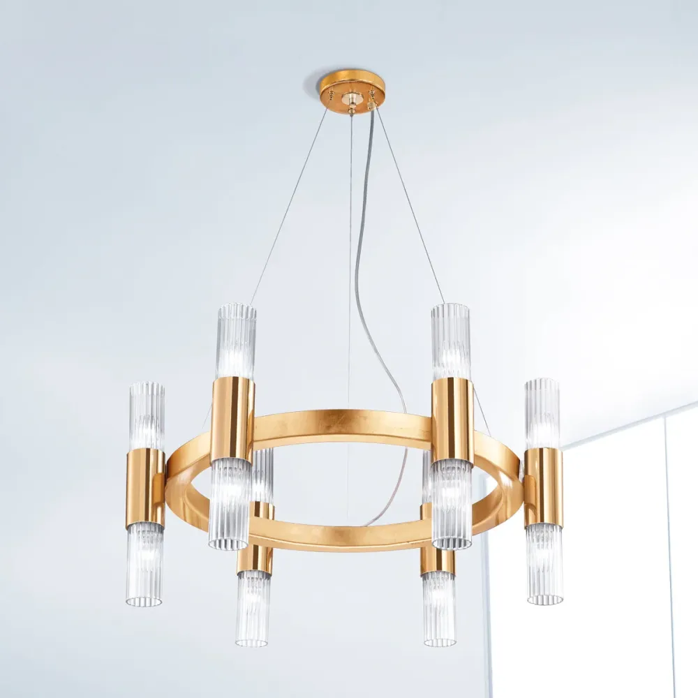 Lustre Kolarz en verre GIRO Gold
