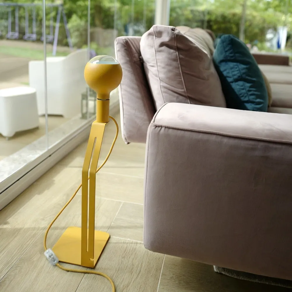 Koso Lucia - Lampe de table avec fiche UK - Jaune