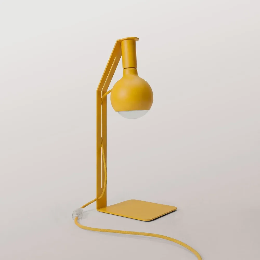 Koso Lucia - Lampe de table avec fiche UK - Jaune