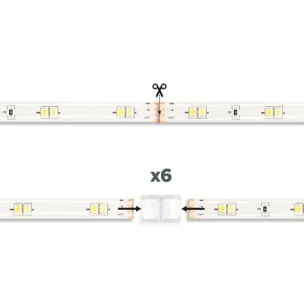 Bande Led 5 Mètres Smartled Ksix Réglable 1000 Lumens Cct Blanc (BXLEDST5M21)