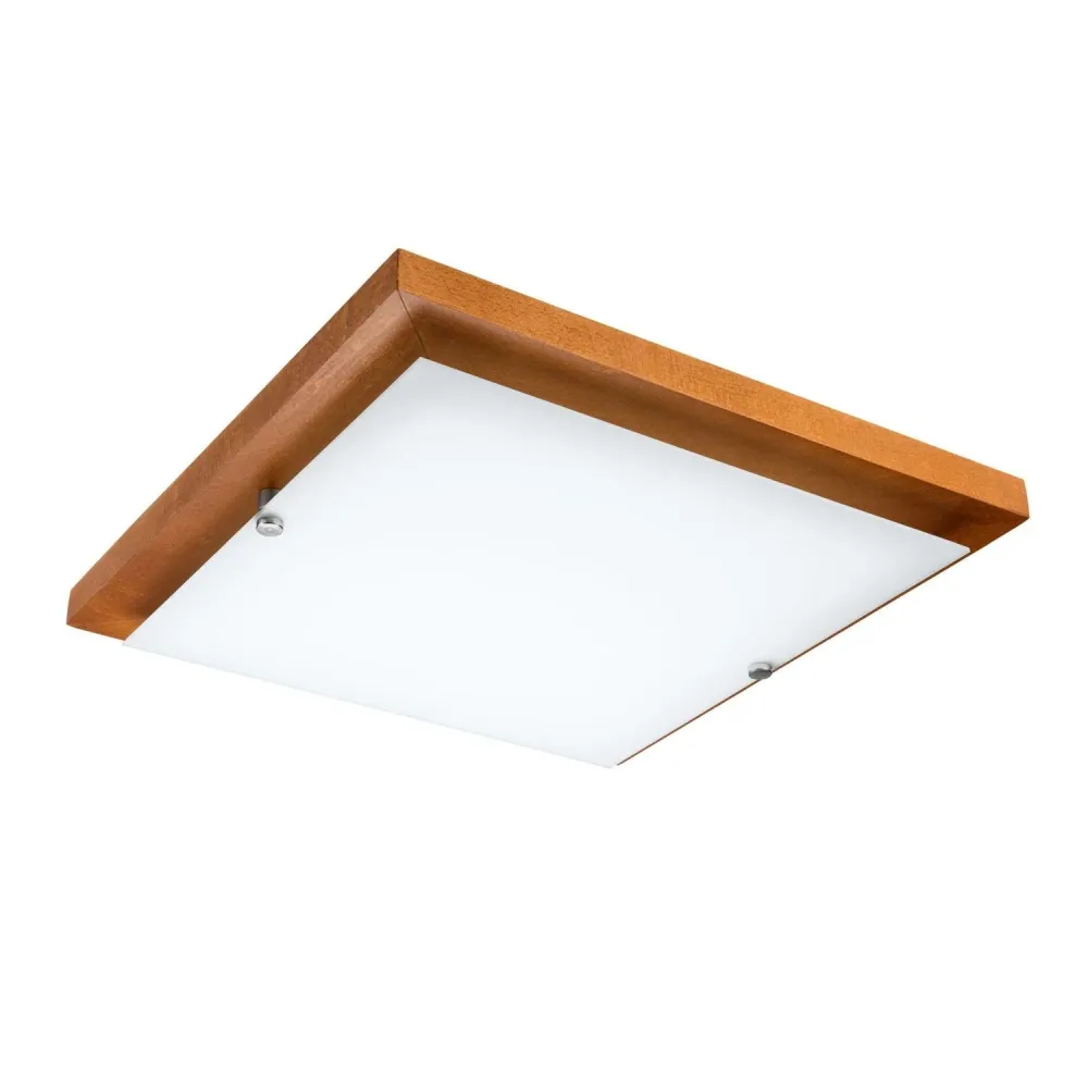 Applique murale Lamkur en bois rustique H 6,5 cm Light