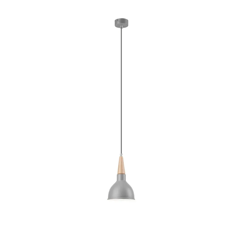 Suspension Lamkur Francesca en acier blanc E27 H 105 cm White