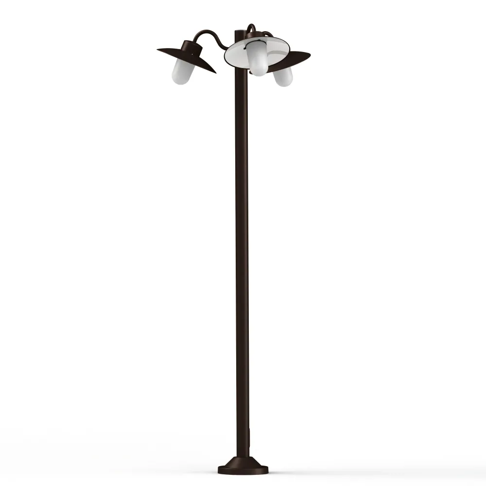 Lampadaire Belcour N°6 opale Rouille 046 106012046