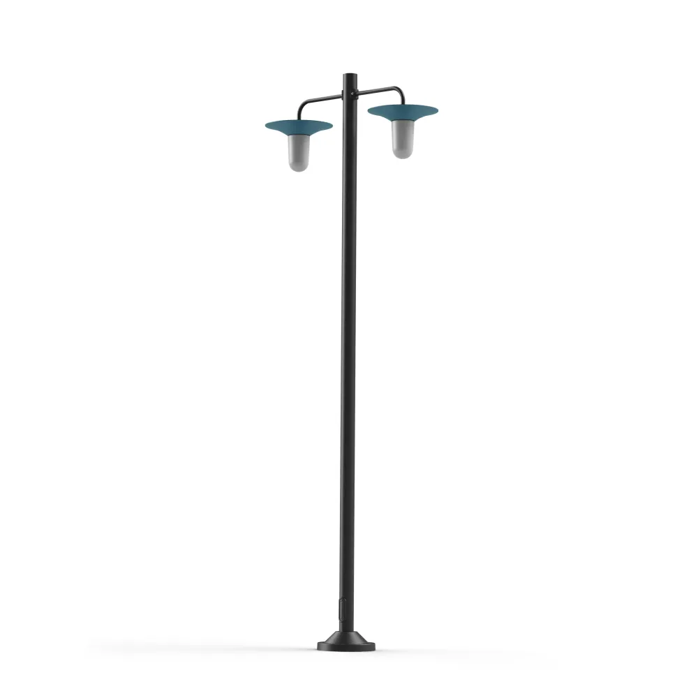 Lampadaire Cooper N°5 opale Bleu 111 179010111