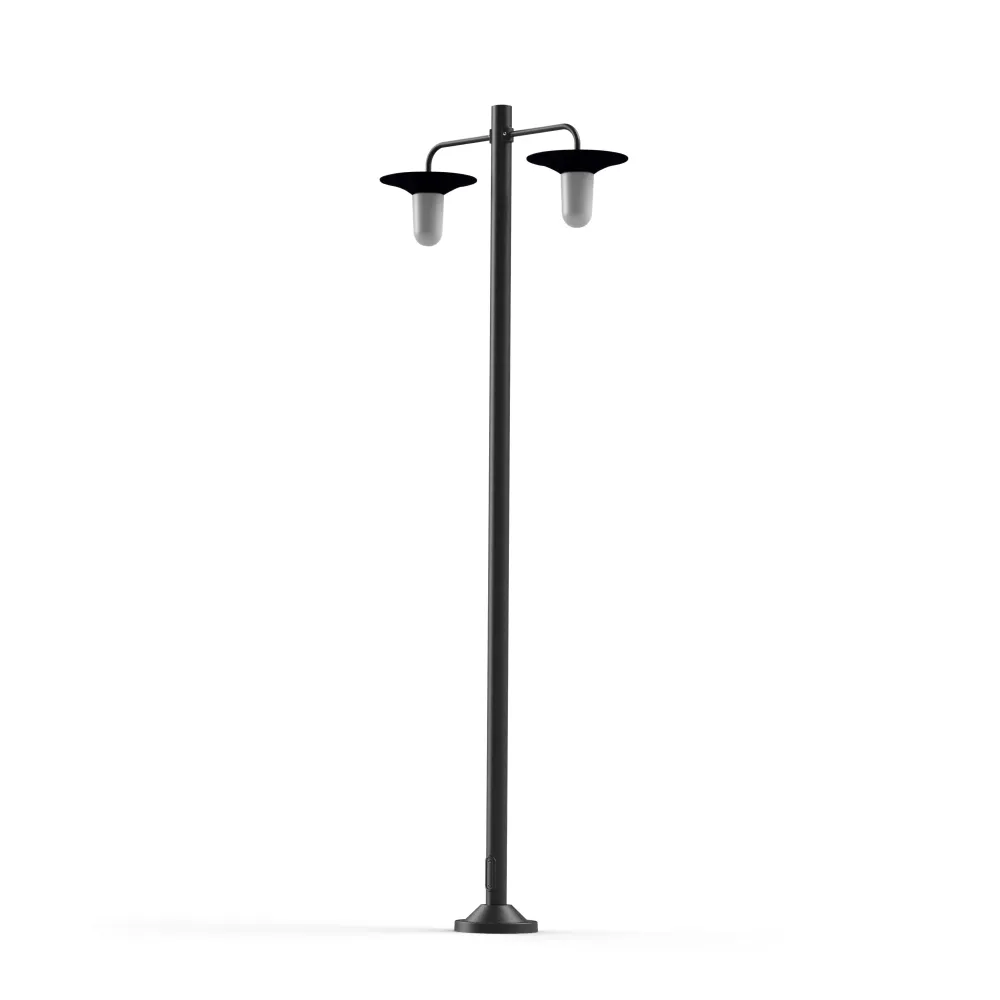 Lampadaire Cooper N°5 opale Noir velours 113 179010113