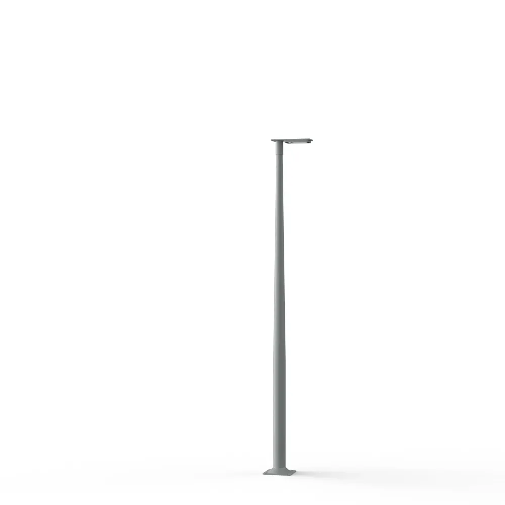 Lampadaire Hector N°2 LED Asym 32W 2700K 1-10V Gris soie 105 182040105