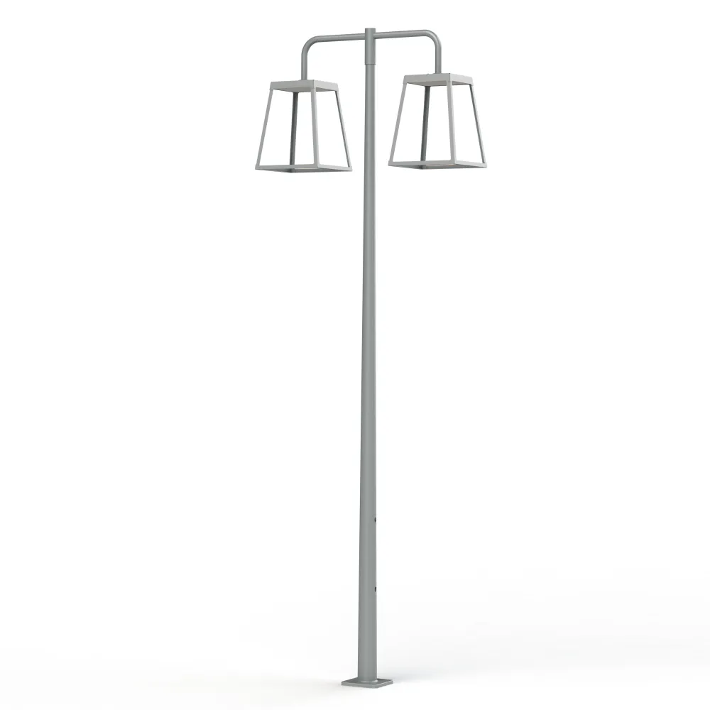 Lampadaire Lampiok 4 N°5 LED 35w 2700°k PMMA satiné Gris soie 105 175039105