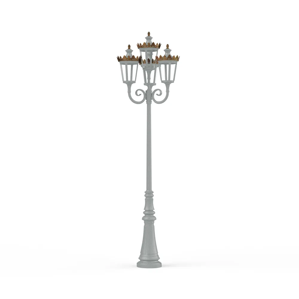 Lampadaire Louvre N°11 LED 2700°K Gris soie 105 133122105