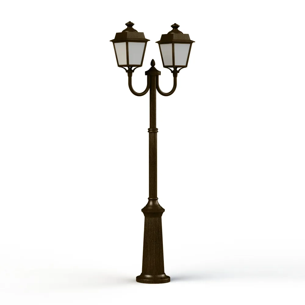 Lampadaire Place des Vosges 1 évolution N°13 Patiné doré 009 150034009