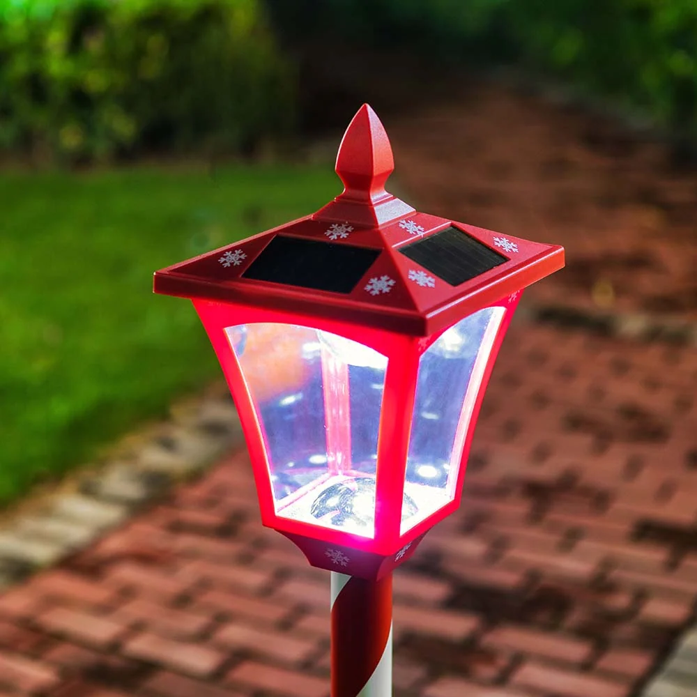 LAMPADAIRE SOLAIRE NOËL 1,2M