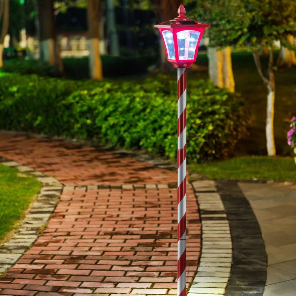 LAMPADAIRE SOLAIRE NOËL 1,2M